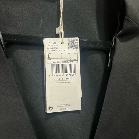 Black MANGO romper suit - Picture 8 of 10